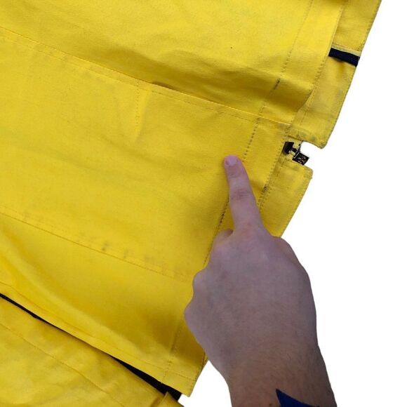 RARE Canary Yellow Tory Burch Trent Jacket Size 8 - Picture 7 of 16